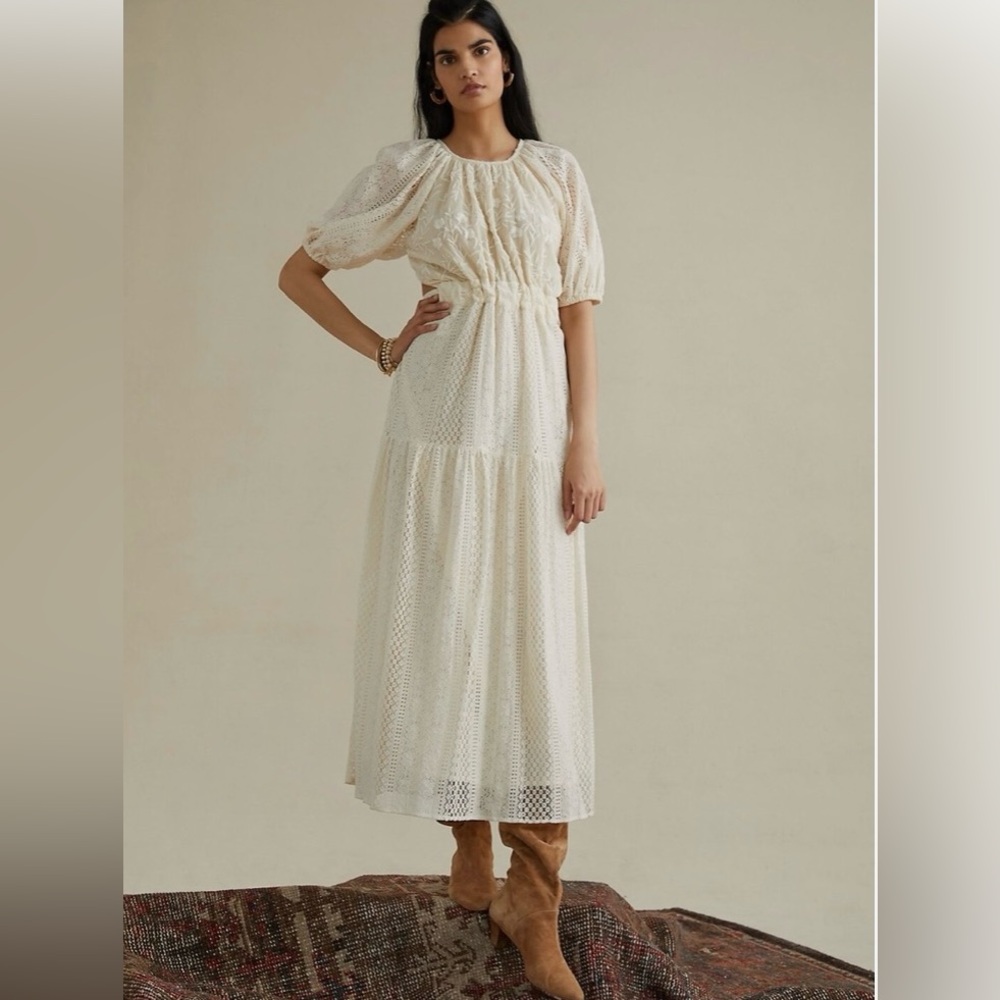 Anthropologie Verb By Pallavi singhee Agneza Lace Maxi Dress